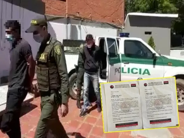 Por terrorismo atraparon a presuntos delincuentes que intimidaban con panfletos en Nariño