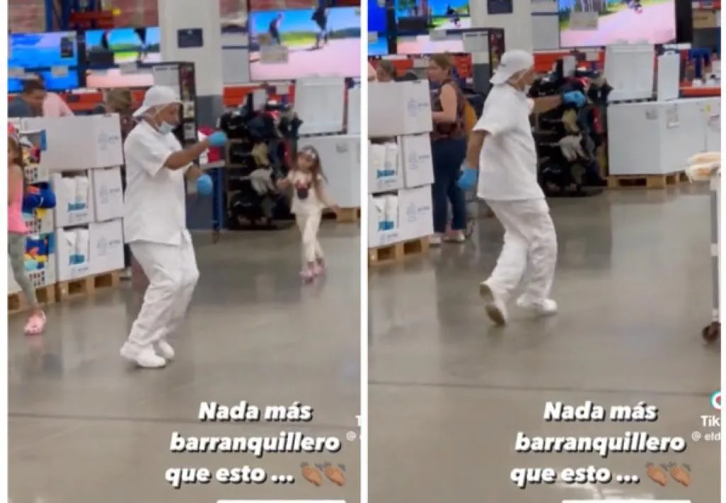 El panadero 'champetudo' que alegra a la gente en Barranquilla