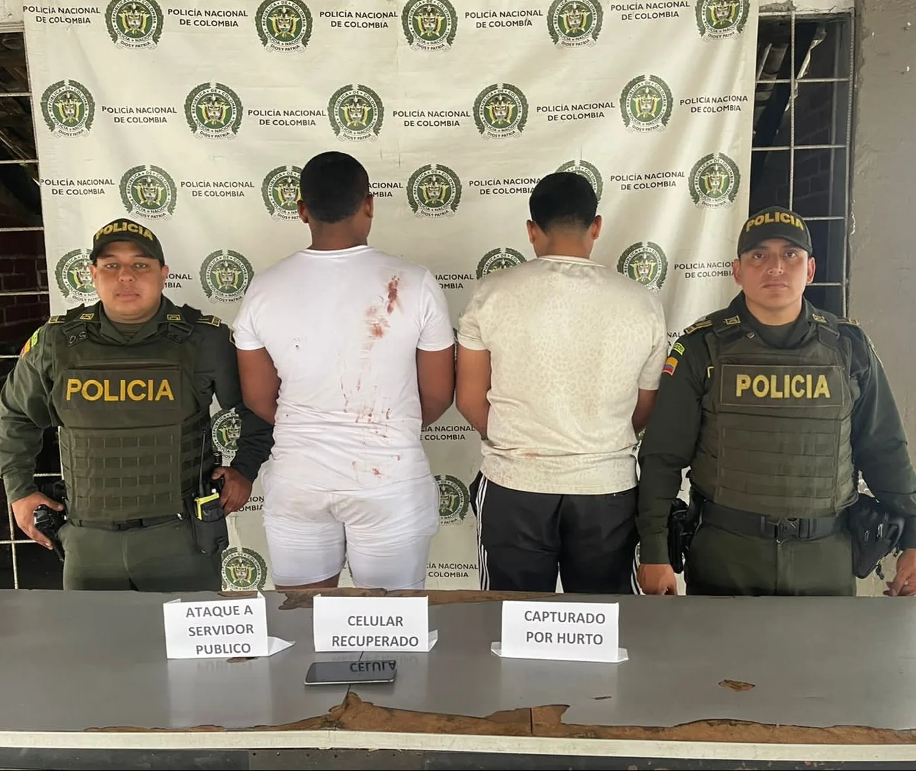 pelea con agentes de tránsito, en Candelaria, Valle del Cauca. 