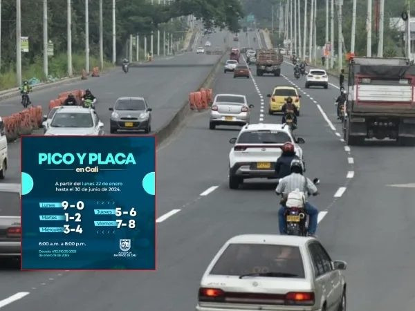 Se acabó la semana pedagógica de pico y placa; empieza la sancion monetaria en Cali