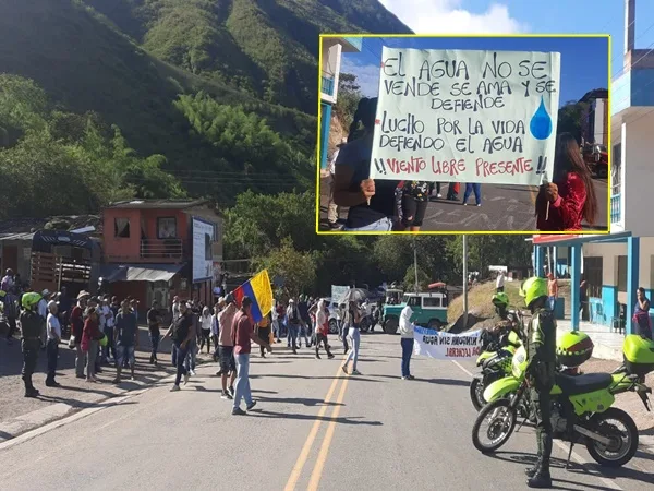 Ante la escasez de agua moradores bloquearon la vía Pasto – Mojarras