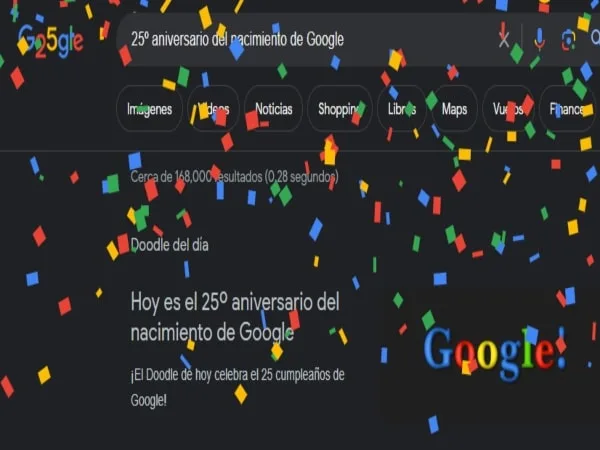 «Google cumple 25 años desde su creación»: Uno de los mejores buscadores de la historia