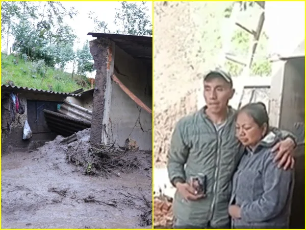 Dani perdió su casa por avalancha en Catambuco: pide ayuda para él y sus niños