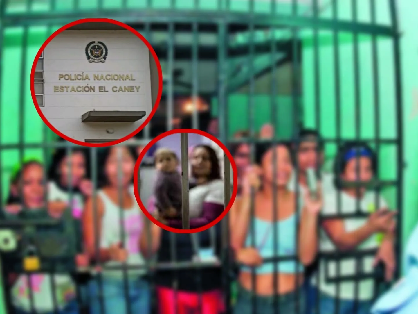 "Tengo cinco hijos pequeños que me esperan en la casa": mujeres detenidas en estación de policía piden ayuda en Cali