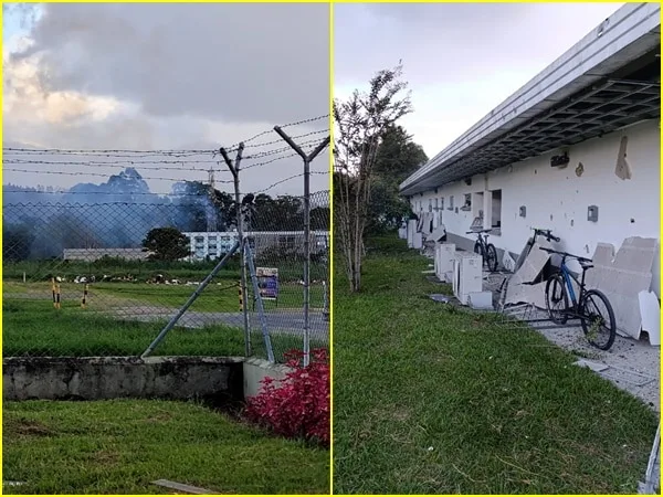 Con explosivos atacan estación de Policía en Cauca, cerca del Aeropuerto: reportan varios heridos 