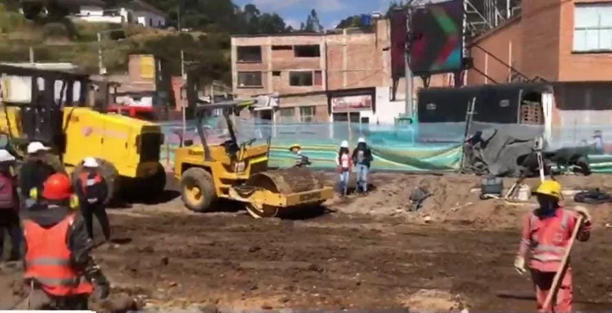 Glorieta Chapal avance de la obra
