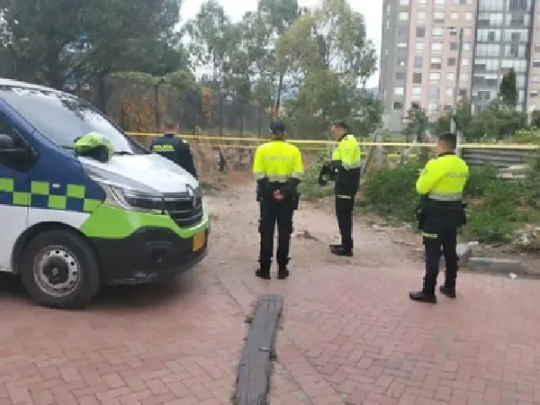 Lugar donde fue hallado el cuerpo de una mujer dentro de una maleta en Bogotá