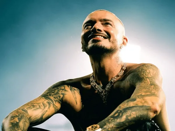 J Balvin, cantante de reguetón.