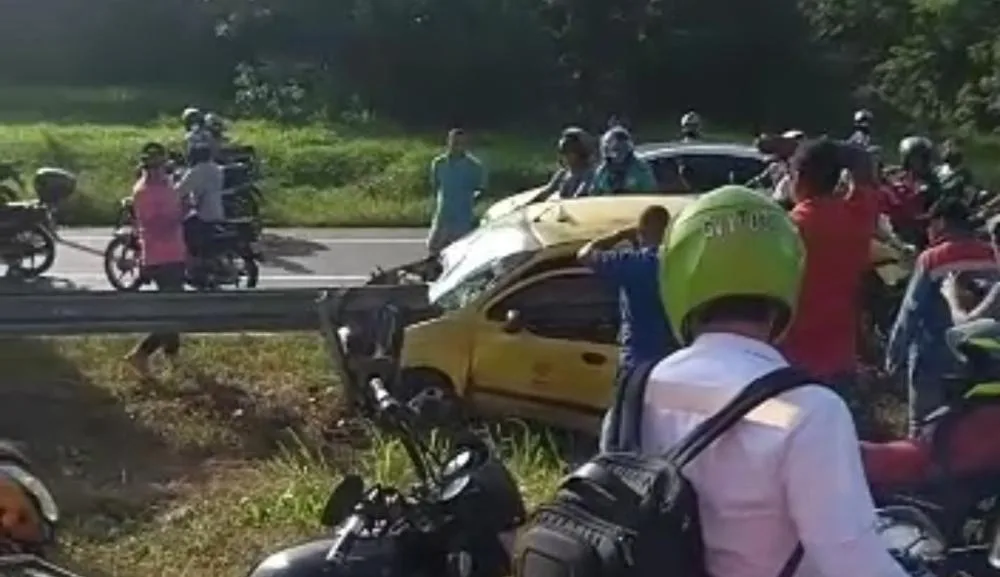 Galapa accidente taxi