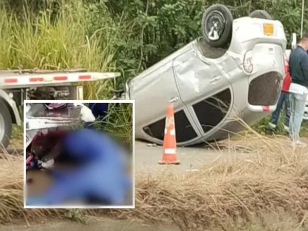 Fatal accidente en vía a Jamundí: dos jóvenes que iban en moto chocaron contra una grúa