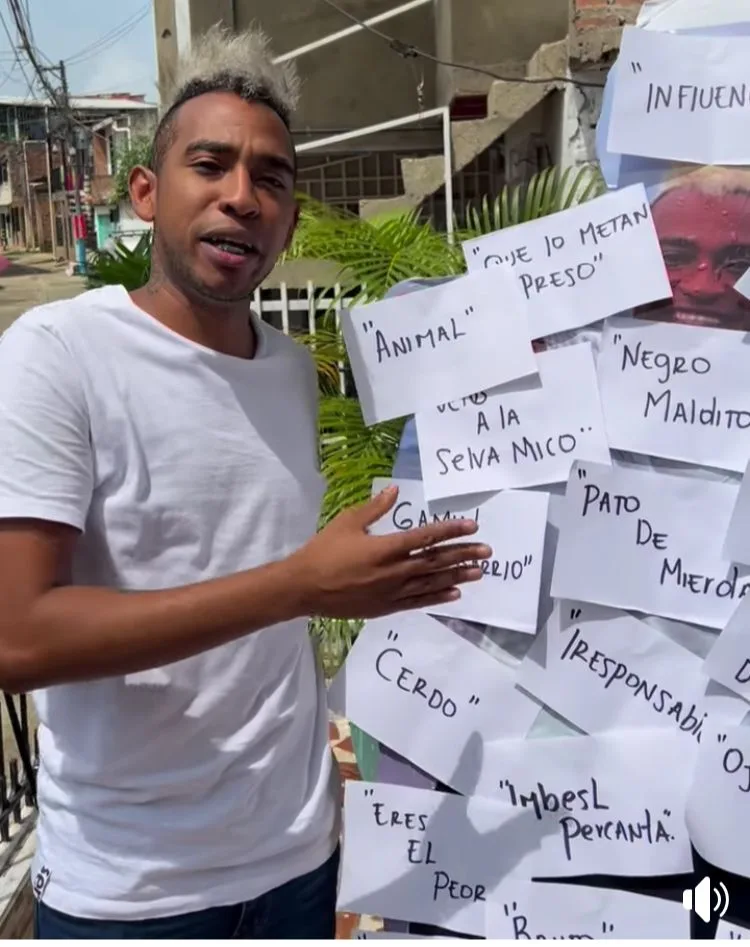 Negro Está Claro reto licor