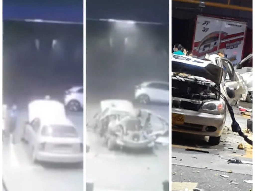 carro con gas exploto en Cali