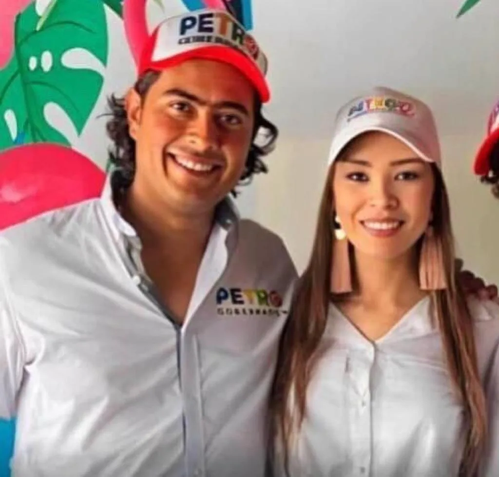 Nicolás Petro y Day Vásquez.