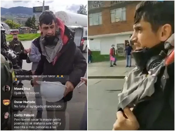 Desmanes en Usme dejó varios capturados entre ellos un joven de nacionalidad italiana