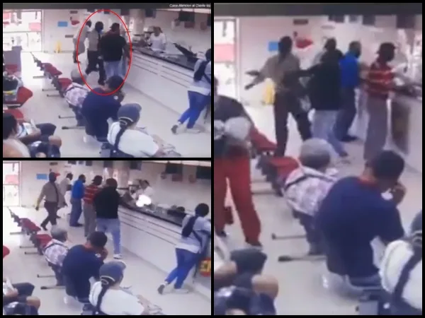 En el Centro de Atención de Emcali en Colón: un usuario discutió, dañó parte del mobiliario y empujó al vigilante