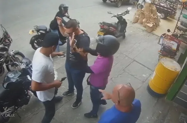 robo en el centro de Cali inseguridad