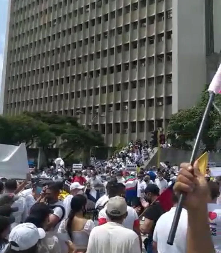 marcha del silencio en Cali