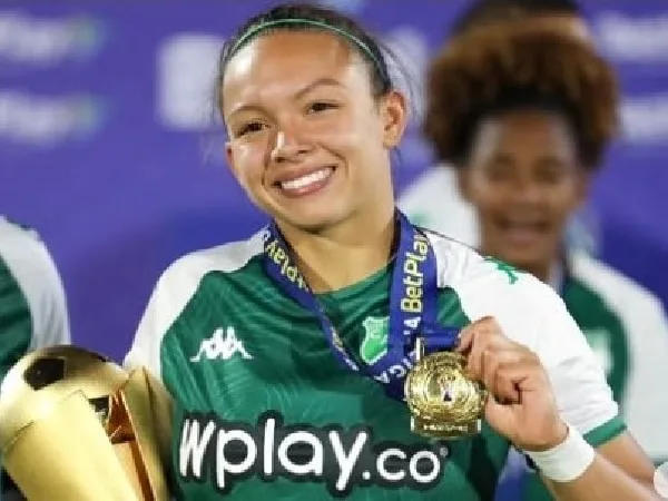 Luisa Agudelo, futbolista del Deportivo Cali.