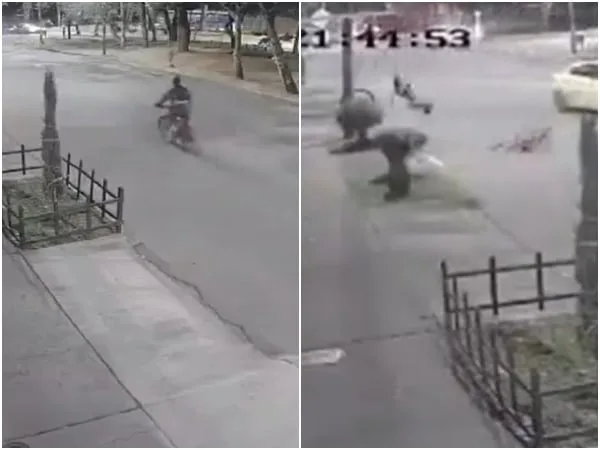 «Entre la vida y la muerte»: Joven arrollada por un taxista en el occidente de Bogotá