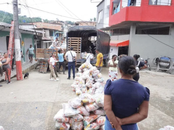 Ayudas humanitarias en Cumbitara, Nariño.