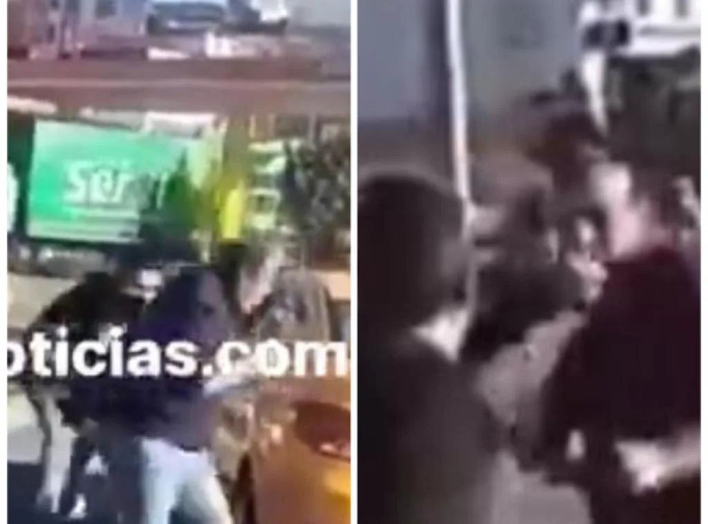 taxistas peleando en Pasto