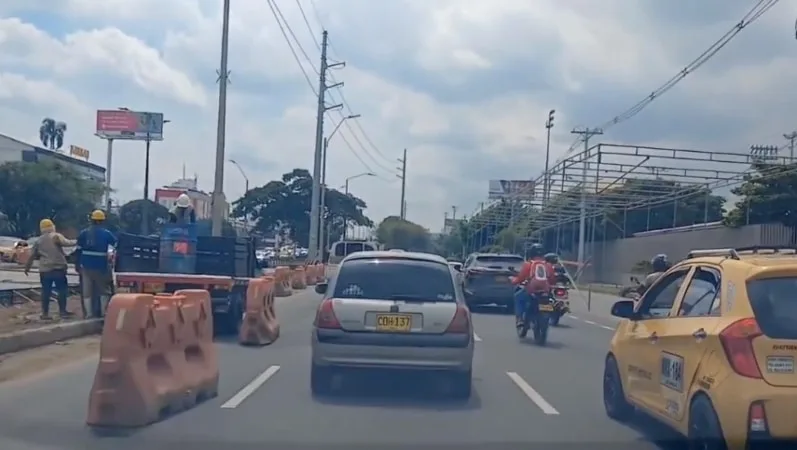 Las obras de entamboramiento del canal de la Autopista Sur continuarán en medio de la Feria de Cali.
