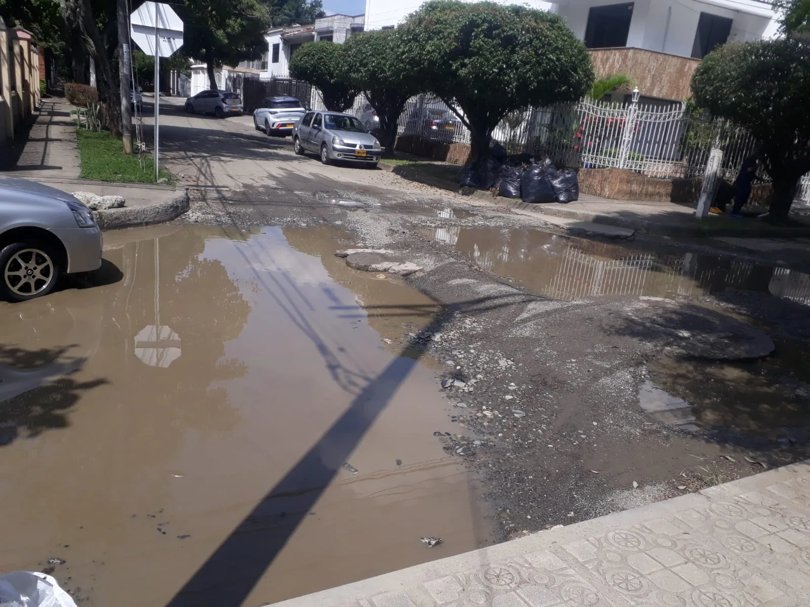 Barrio El Limonar, denuncian el mal estado de las calles, cuando llueve "parecen piscinas olímpicas"