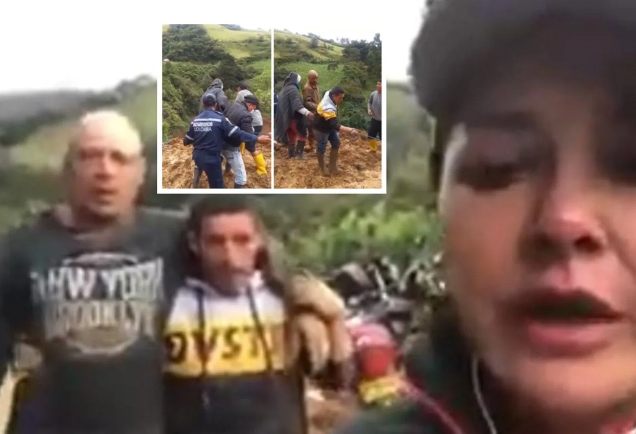 Deslizamiento en Santacruz