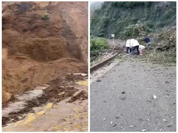 Santacruz en emergencia por derrumbes y lluvias