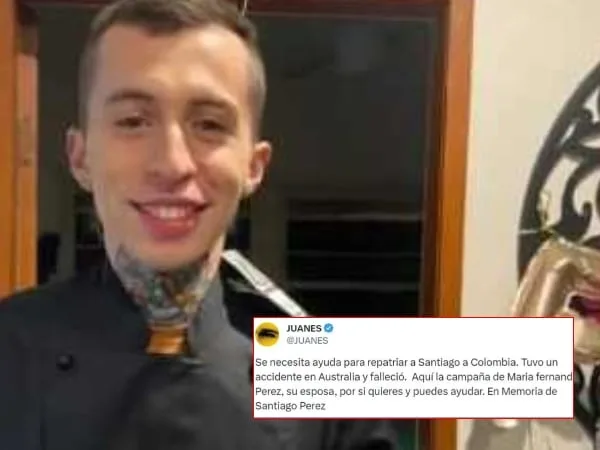 Familia Pérez en busca de apoyo: Santiago, joven colombiano, víctima de fatal accidente en Australia