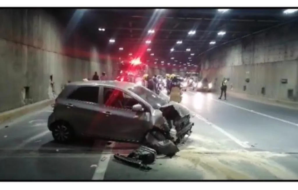 Habilitado el paso en el Túnel Mundialista en Cali, tras fuerte choque