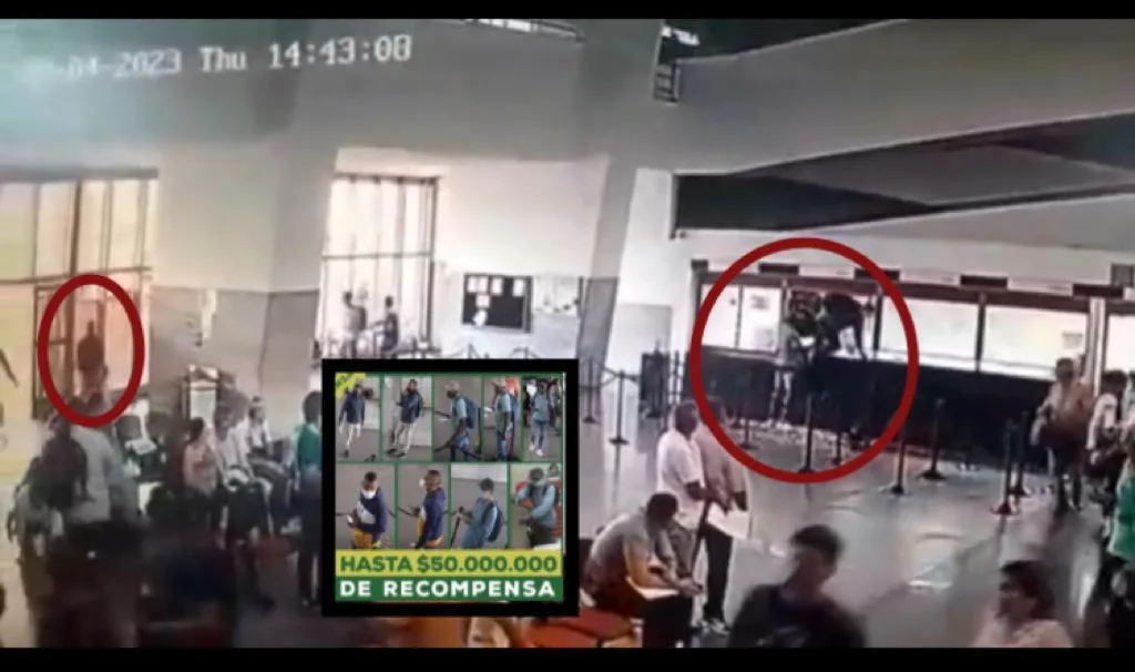 En Cali: cuatro sujetos hicieron la fila y luego atracaron, sometieron al vigilante y a un adulto mayor en la Oficina de Instrumentos Públicos