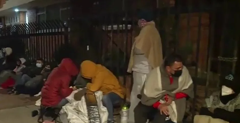 Filas en Bogotá para sacar el pasaporte