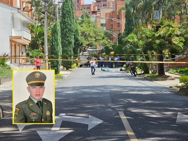Policía pierde la vida en medio de un tiroteo con ladrones en el barrio Laureles