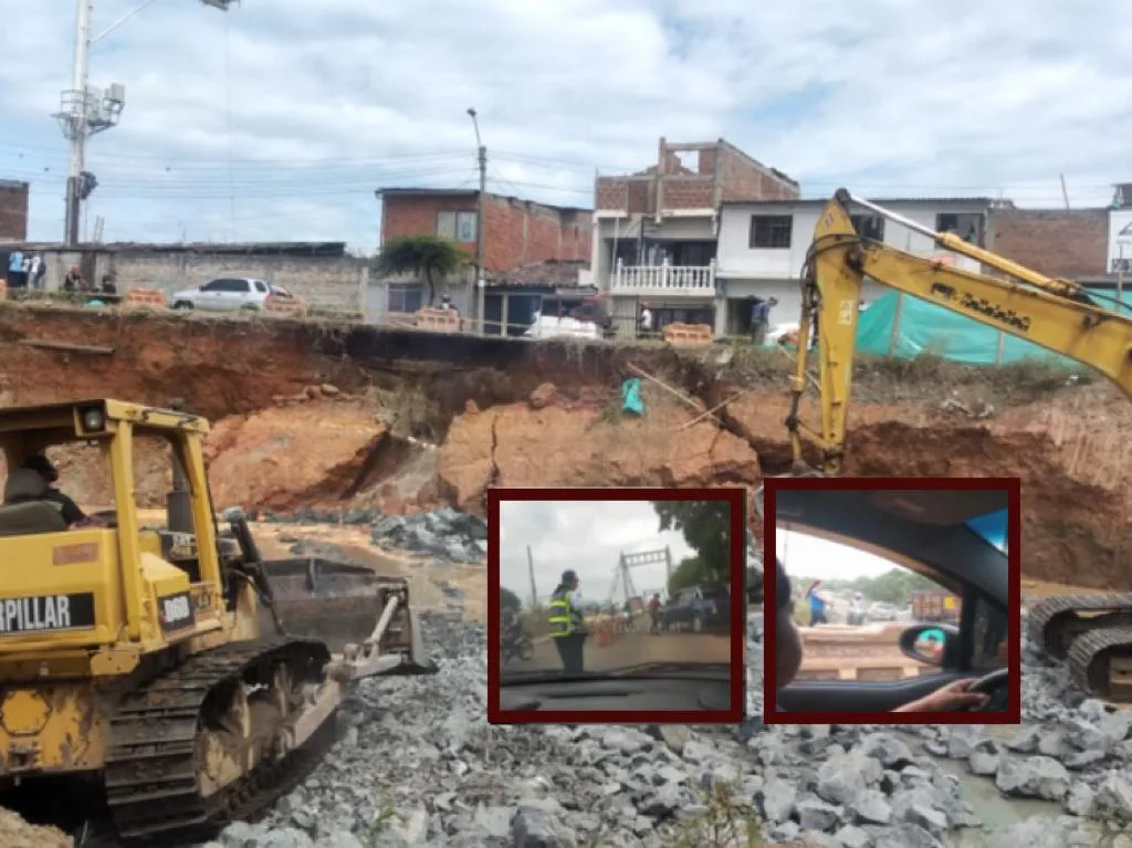 Daño de tubo de agua en Juanchito, ha generado fuertes trancones