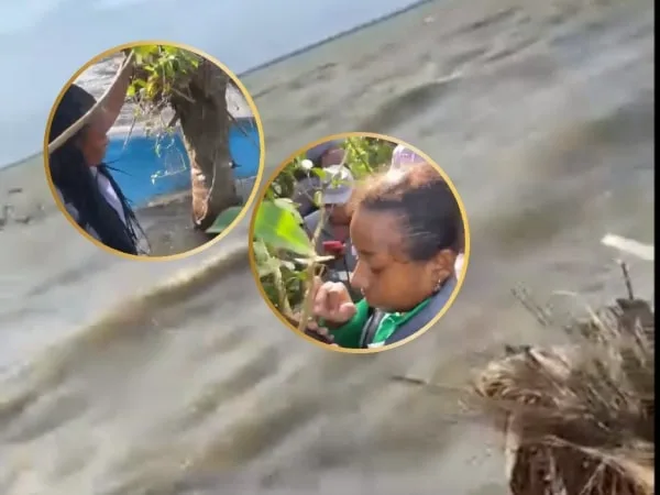 El susto de sus vidas se llevaron funcionarios del DANE en medio de las inundaciones en Chocó