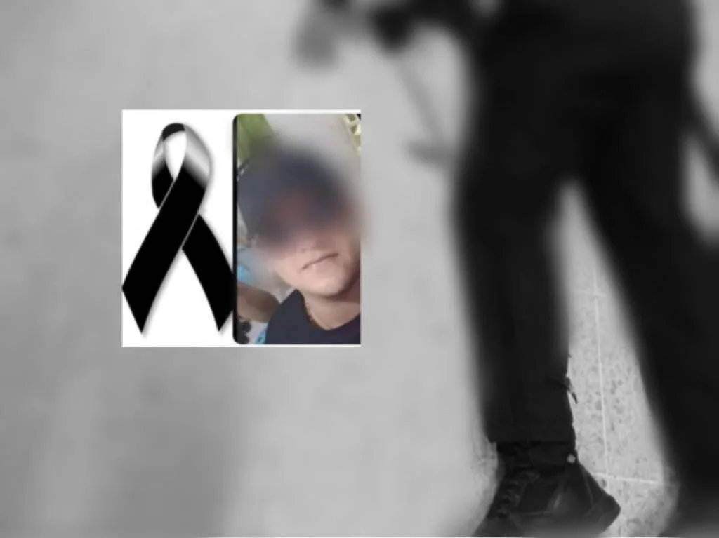 Jordi tenía 20 años de edad, era vigilante y fue asesinado cuando sicarios fueron por alias 'checho', en un supermercado en Barranquilla. Fotos: particular / captura vídeo.