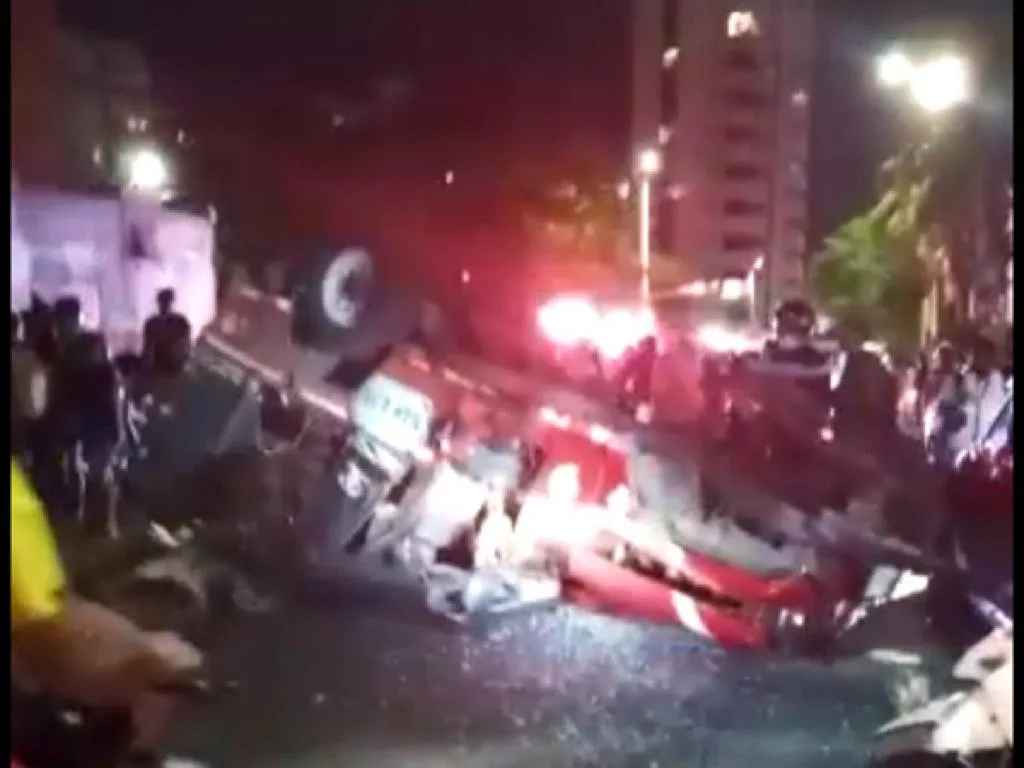 guala accidentada en Cali