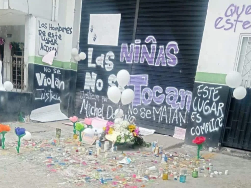 El taller donde hallaron el cuerpo de Michel Dayana en Cali, permanece cerrado