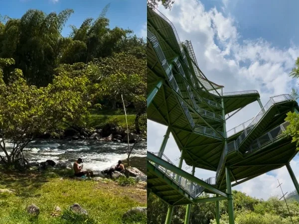 Un balcón hacia los Farallones: así es la torre de avistamiento en el Ecoparque Pance Mágico