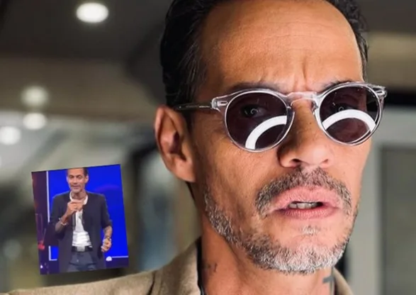 Marc Anthony muecas en concierto