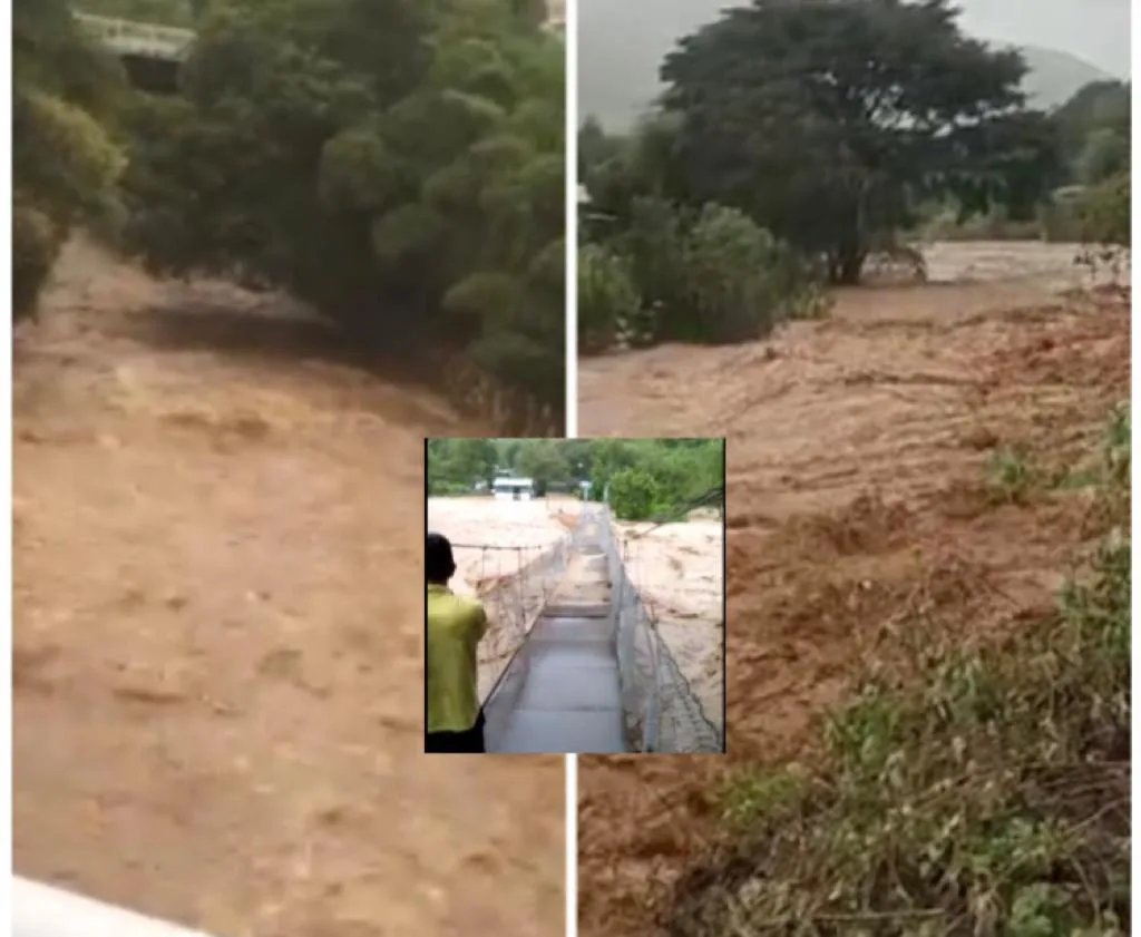 paseos en zonas de riesgo y ríos con lluvias