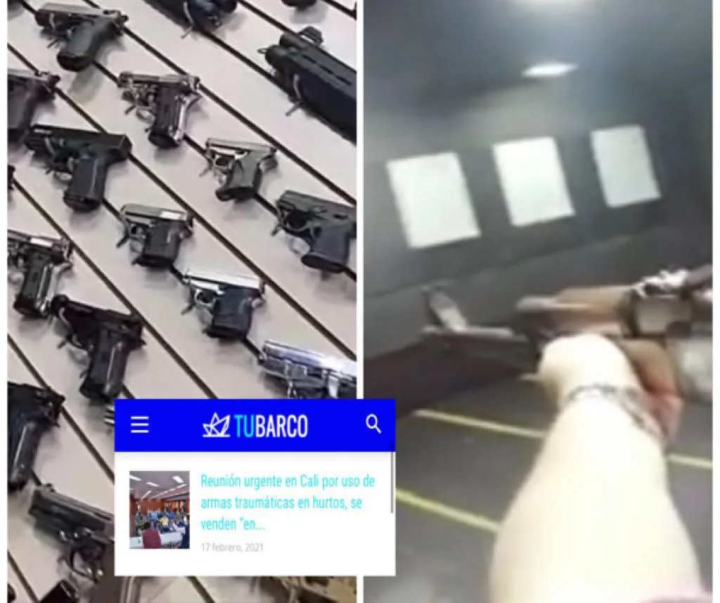armas traumáticas venta en Cali