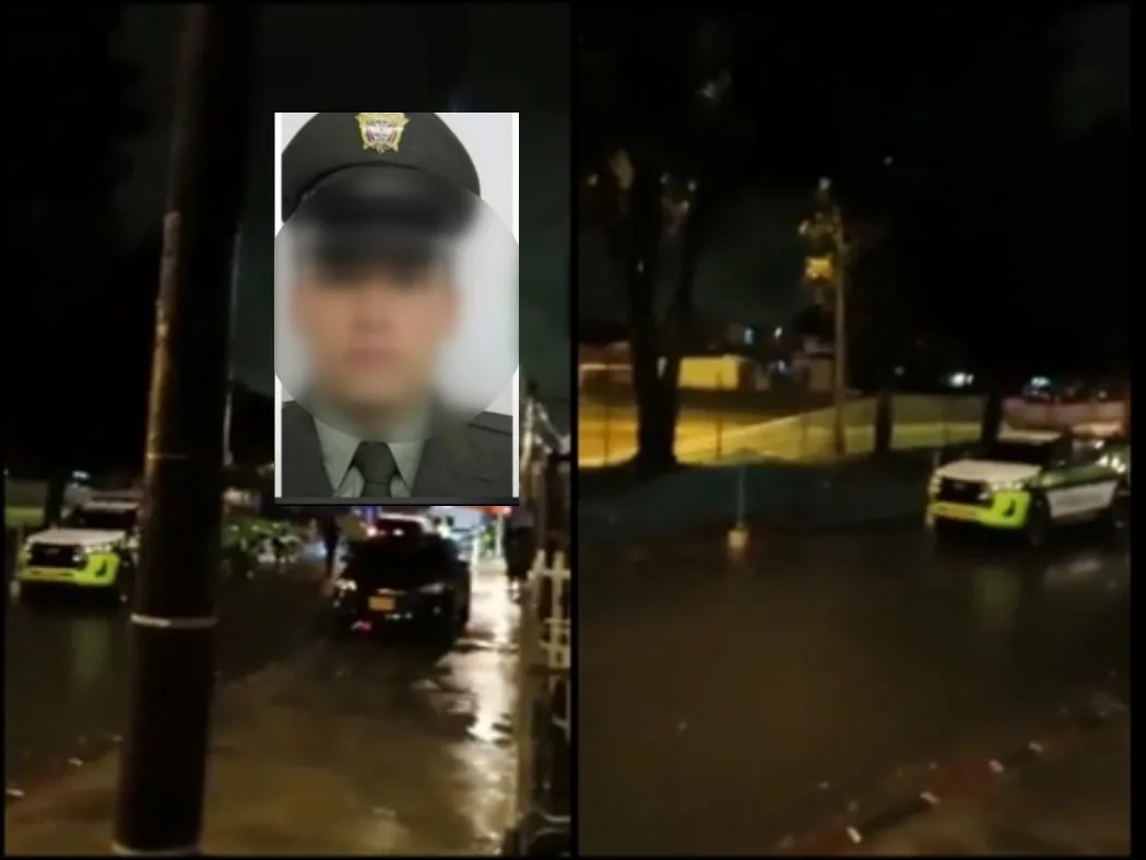 Anoche en Cali atacaron a dos policías: Diego falleció y Cristian quedó herido, quien disparó iba caminando