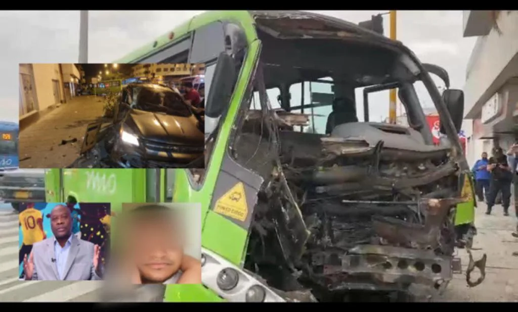buseta alimentadora MIO accidente Freddy Rincón