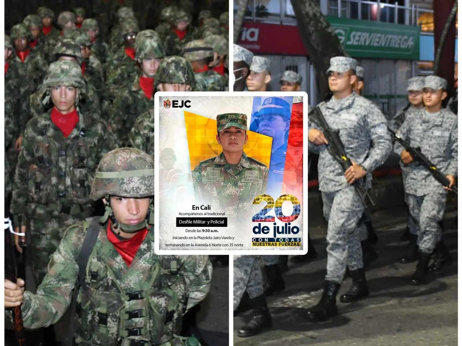 desfile militar 20 de Julio