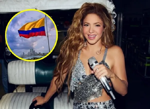 Shakira, cantautora colombiana.