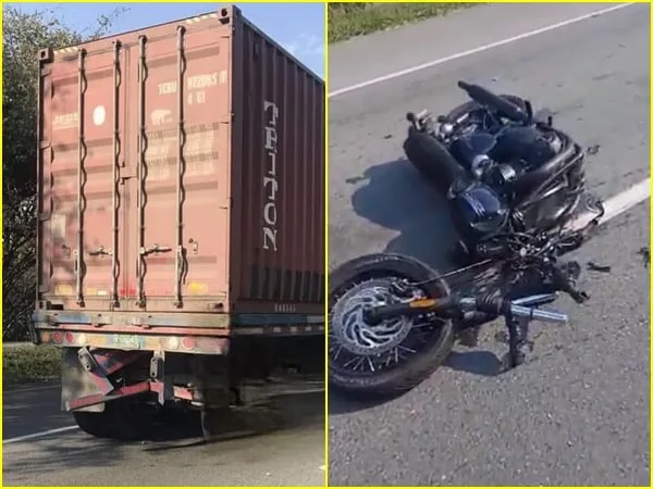 A esta hora, autoridades adelantan el levantamiento del cuerpo del motociclista que se movilizaba sobre la vía Cali- Palmira