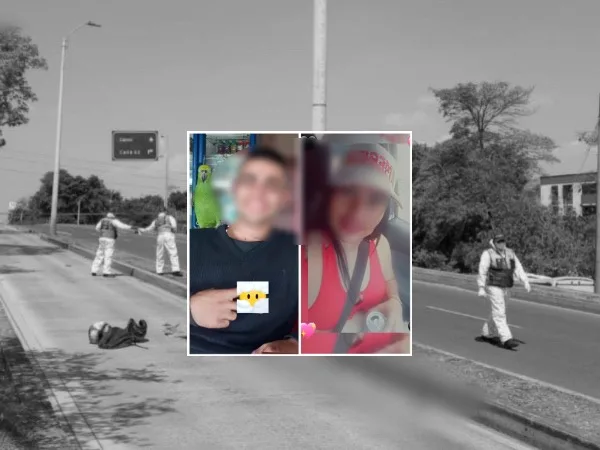 Luis Miguel y Jerlin, las víctimas del accidente en moto en Cali