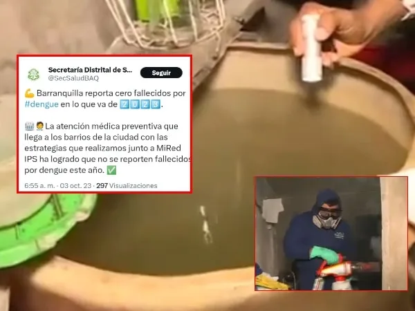 Más de 200 Caminantes de la Salud realizan visitas de prevención contra el dengue en Barranquilla.